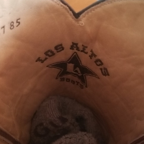 Snake skin python square toe boots - Picture 3 of 4